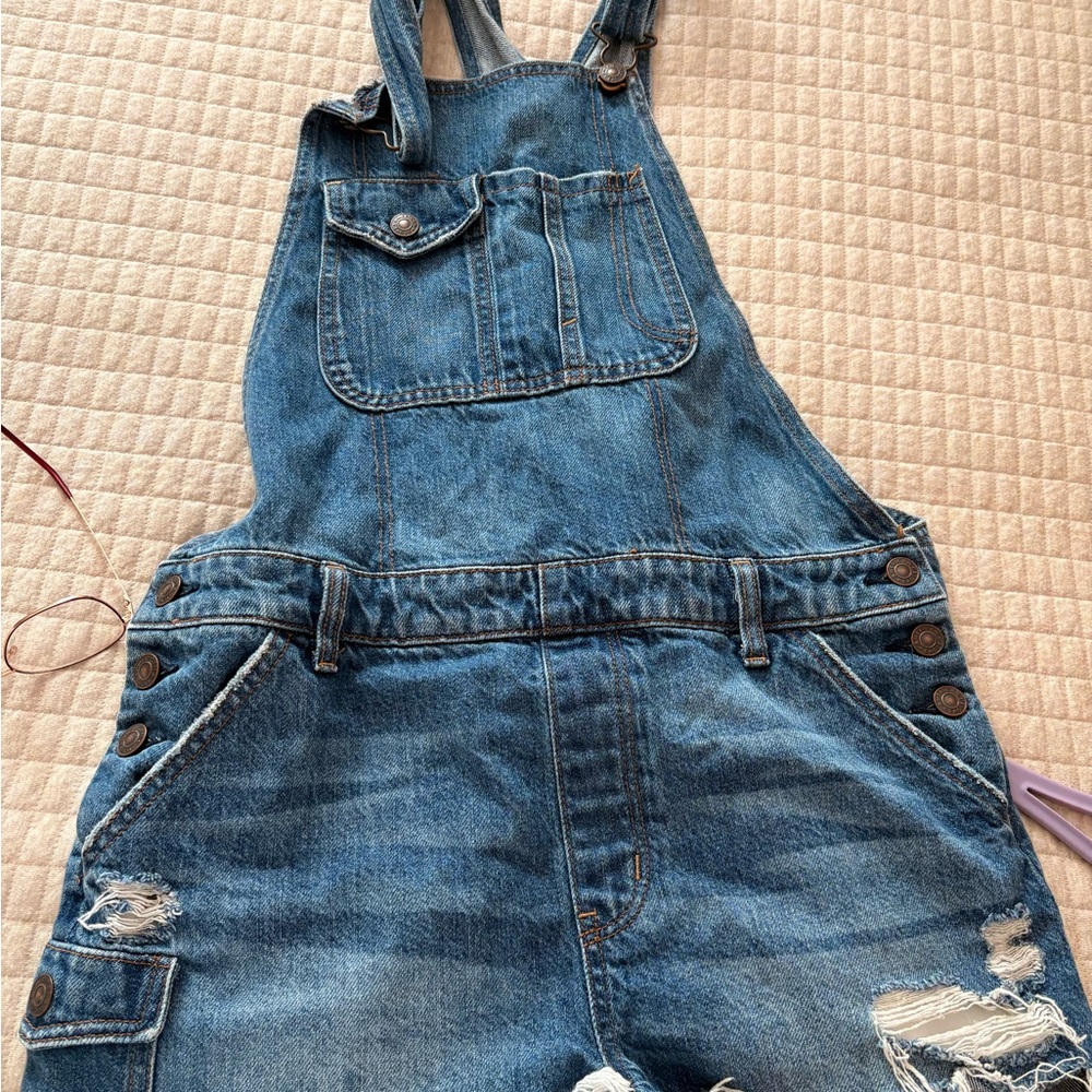 Blue Denim Overalls